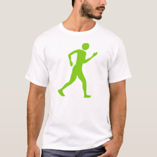 T-shirt Marche sportive - Vert martien