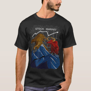 T-shirt Marché stock - Bourse de Stock Stock