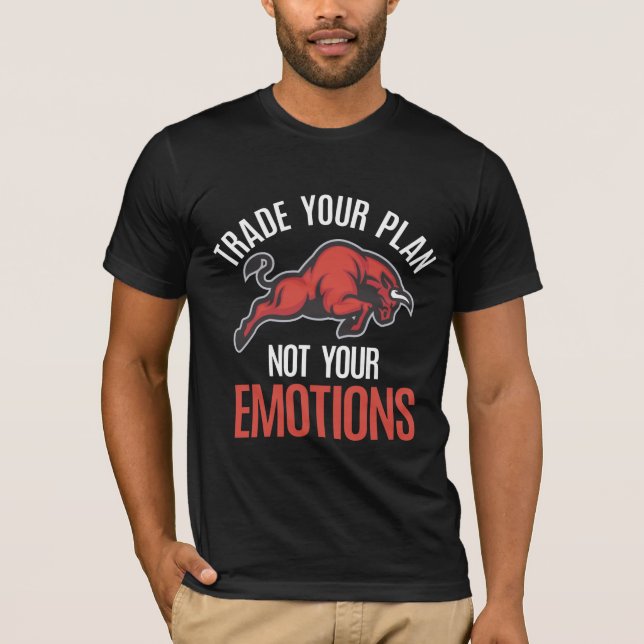T-shirt Marché Stock Bull Day Trading Trader Investisseur (Devant)