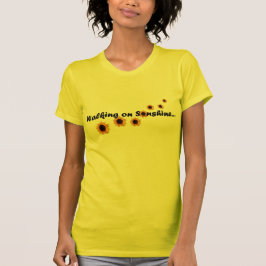 T-shirt Marche sur la chemise de soleil