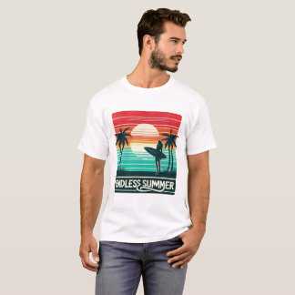 T-shirt "Marche Vintage du tigre | Retro Sunset Jungle Vib