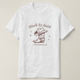 T-shirt marcher par la foi