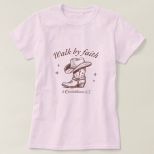 T-shirt marcher par la foi