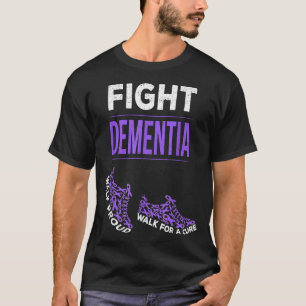 T-shirt Marcher pour un Ruban Violet de Sensibilisation à