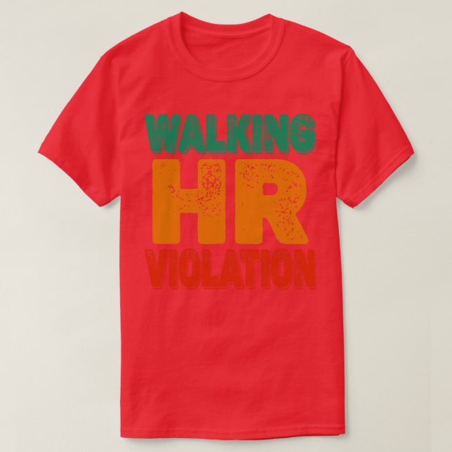 T-shirt Marcher sa violation offensive 1 (Design devant)