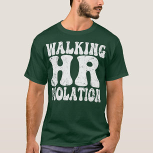 T-shirt Marcher Sa Violation offensive drôle humour adulte
