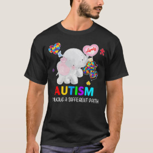 T-shirt marcher sur un autre chemin éléphant Je porte le b