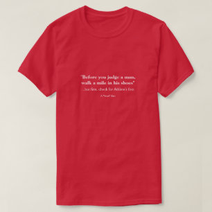 T-shirt Marcher Sur Un Mile - Une Chemise MisterP