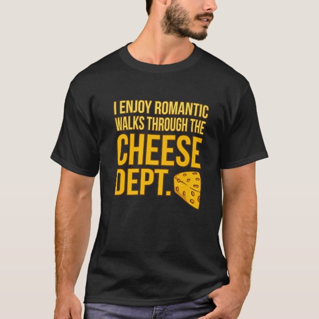 T-shirt Marches romantiques à travers la nourriture au fro (Devant)