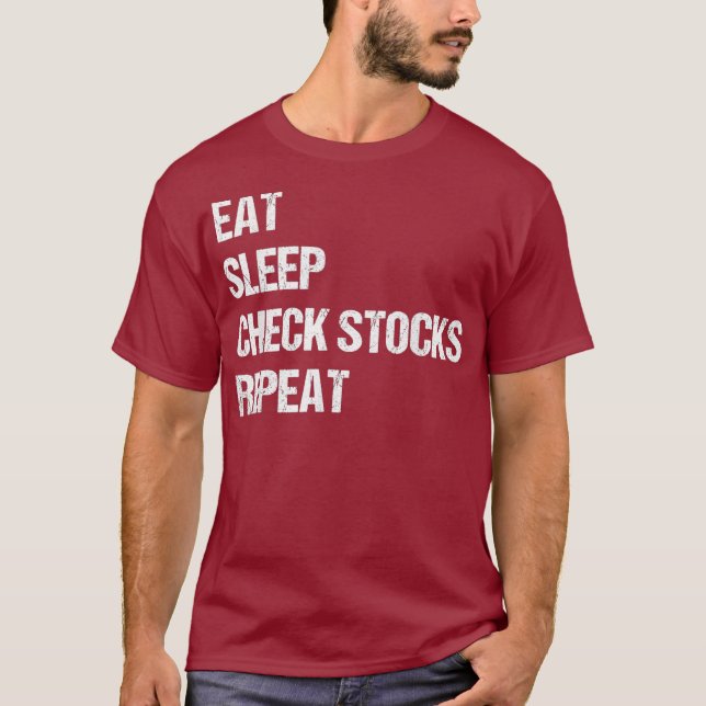 T-shirt Marchés Stocks amusants Investir Anniversaire (Devant)