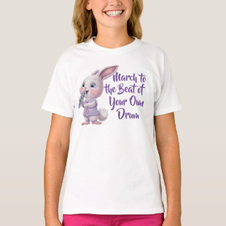 T-shirt Marchez au beat de votre propre lapin de tambour m