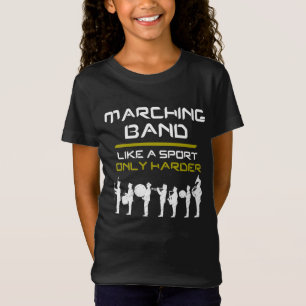 T-Shirt Marching Band Comme Un Sport Seulement Musiciens P