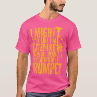 T-shirt Marching Band Dans Ma Tête Je Joue Ma Trompette