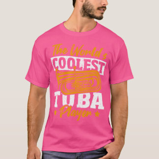 T-shirt Marching Band Le Joueur Tuba Le Plus Cool Au Monde