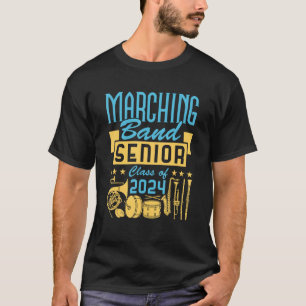 T-shirt Marching Band Senior 2024 Musician Graduating Clas