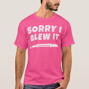 T-shirt Marching School Band Funny Flute