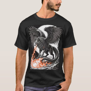 T-shirt Marchosias Flamme montante, Croc et envol