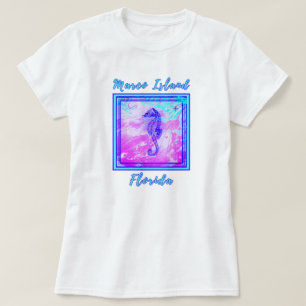 T-shirt Marco Island Florida Joli Vacances À Cheval De Mer