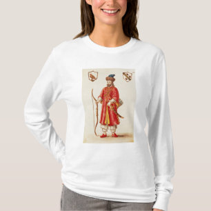 T-shirt Marco Polo s'est habillé dans le costume de tartr
