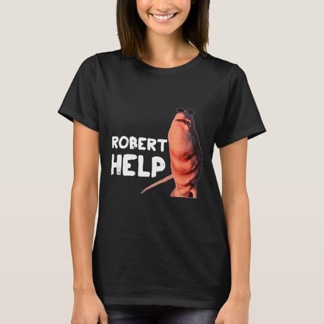 T-shirt Marcus The Worm Meme Funny Graphics Vrchat Robert  (Devant)