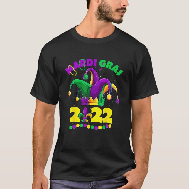 T-shirt Mardi Gras 2022 Jester (Devant)
