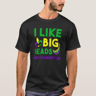 T-shirt Mardi Gras 2023 J'Aime Les Grandes Perles Et Je Ne