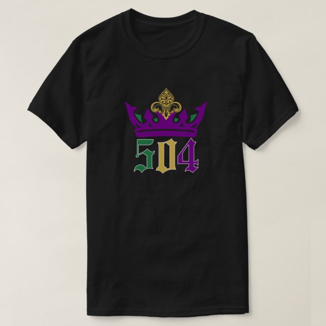 T-shirt Mardi Gras 504 (Design devant)