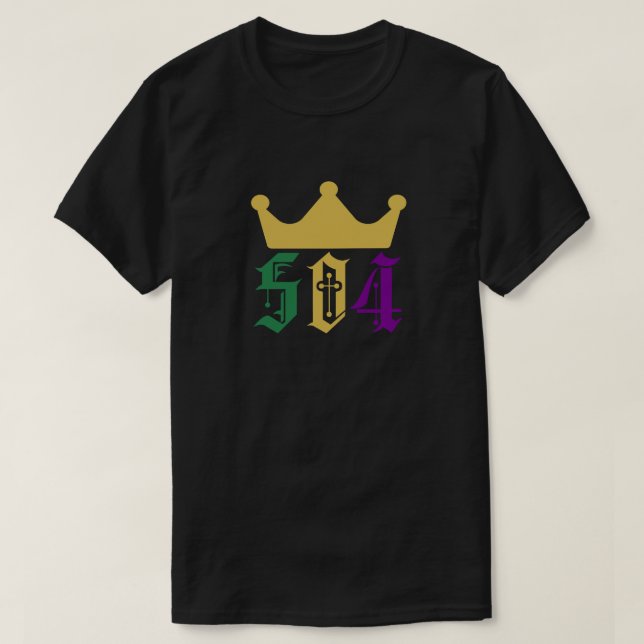 T-shirt Mardi Gras 504 (Design devant)