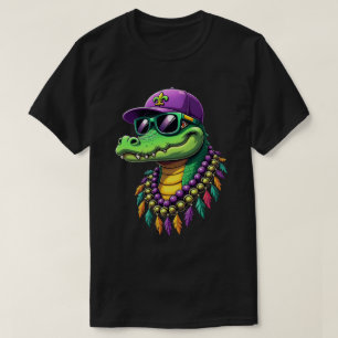 T-shirt Mardi Gras Alligator Carnaval Nouvelle-Orléans