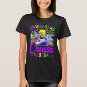T-shirt Mardi Gras Carnival Cruise 2025 Family Cruising