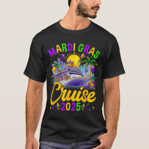 T-shirt Mardi Gras Carnival Cruise 2025 Family Cruising Ma