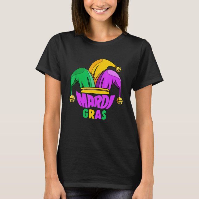 T-shirt Mardi Gras Casquette Mardi Gras Costume de Carnava (Devant)