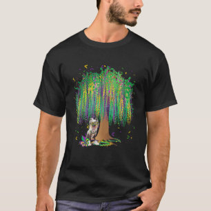 T-shirt Mardi Gras Chinois Crested Bead - Arbre Bourbon St