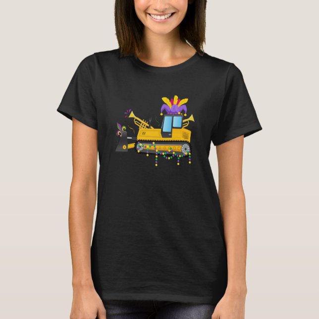 T-shirt Mardi Gras Construction Celebrations Fat Tuesday P (Devant)