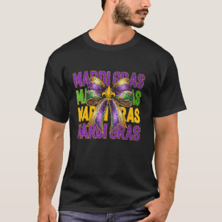 T-shirt Mardi Gras Coquette Bow Gros Mardi Nouvelle-Orléan