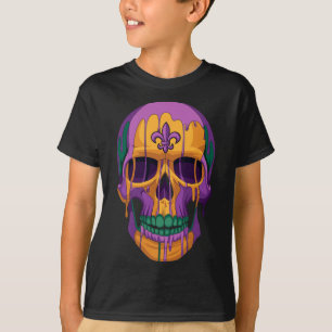 T-shirt Mardi Gras Costume sucre crâne Carnaval New Orlean