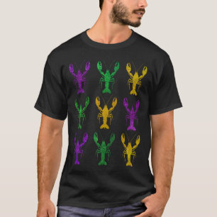 T-shirt Mardi Gras Crawfish Party Parade Costume Hommes Fe