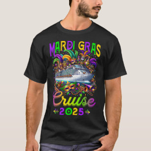 T-shirt Mardi Gras Cruise Crew 2025 Trip New Orleans Famil