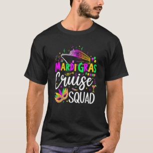 T-shirt Mardi Gras Cruise Crew Cruise Mask Cruise Ship P