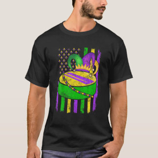 T-shirt Mardi Gras de hockey mignonne Casquette Party Love