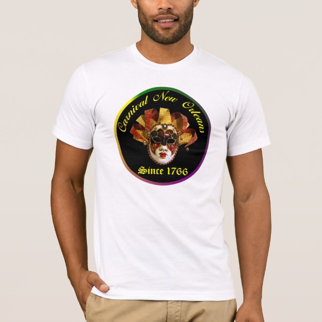 T-shirt Mardi gras de la Nouvelle-Orléans de carnaval (Devant)