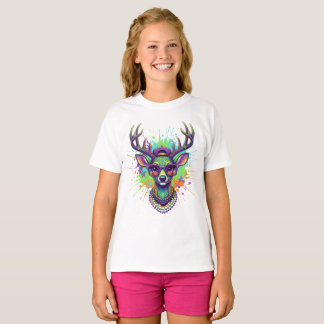 T-shirt Mardi Gras Deer PNG 