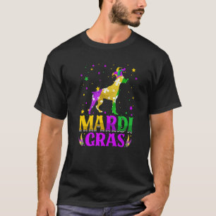 T-shirt Mardi Gras Doberman Chien Carnaval Jester