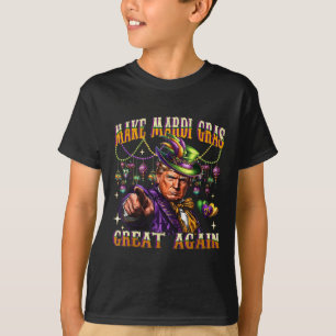 T-shirt Mardi Gras Donald Trump Mardi Gras Américain