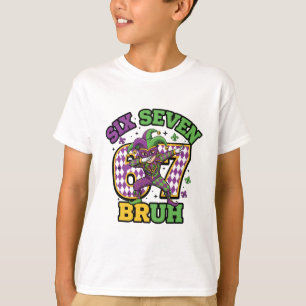 T-shirt Mardi Gras Enfants Dabbing Bouffon Six Sept Frère
