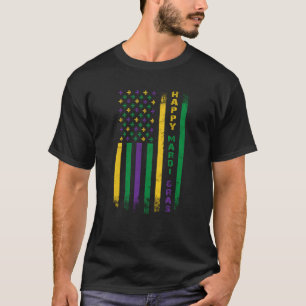 T-shirt Mardi Gras Femmes Hommes Heureux Mardi Gras Americ