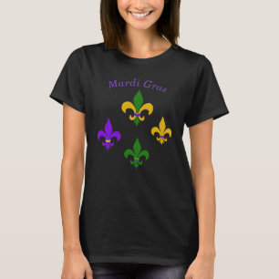 T-shirt Mardi Gras Fleur de Lis T Shirt