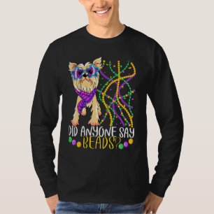 T-shirt Mardi Gras Fun A Dit À Qui Que Ce Soit Perles Coût