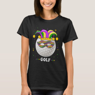 T-shirt Mardi Gras Golf Costume Mardi Gras Jester Golf Cas