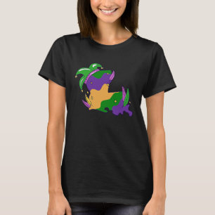 T-shirt Mardi Gras Jesters Casquette Louisiane Nouvelle-Or